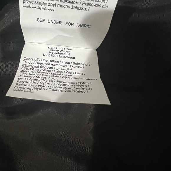 Gerry Weber wool/silk blend cropped pea coat - Picture 4 of 6